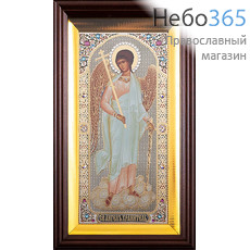  Ангел Хранитель. Икона в киоте 13,5х23 см, полиграфия, со стразами (Пкт), фото 1 