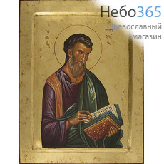  Матфей, апостол. Икона на дереве, 24х31х2,5 см, ручное золочение, с ковчегом (B 6) (Нпл), фото 1 