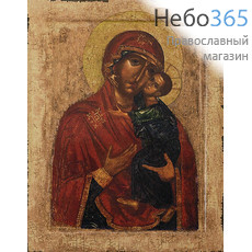  Толгская икона Божией Матери. Икона на дереве 18х14 см, печать на левкасе, золочение, с ковчегом (БТЛ-621) (Тих), фото 1 