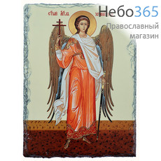  Ангел Хранитель. Икона на камне 15х20х0,8 см, термопечать, на подставке (М08) (К), фото 1 