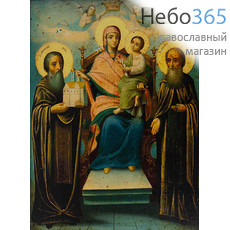 Экономисса икона Божией Матери. Икона на дереве 30х39,5х2,8 см, печать на холсте (Су), фото 1 