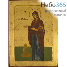  Икона на дереве, 24х31х2,5 см, ручное золочение, с ковчегом (B 6) (Нпл) икона Божией Матери Геронтисса (2715), фото 1 