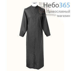  Подрясник женский, размер 40/158 черный, ткань сорочечная, фото 1 