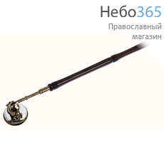  Гаситель латунный с деревянной ручкой, длина 34 см, 94908В, фото 1 