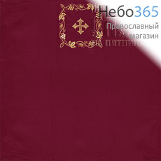 Илитон, бордо, ткань креп-сатин, вышивка, 72 х 67 см, фото 2 