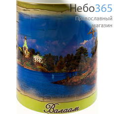 Чашка керамическая бокал, 330 мл, с цветной сублимацией, с видами монастырей и храмов, в ассортименте, Валаамский монастырь, в ассортименте, фото 6 