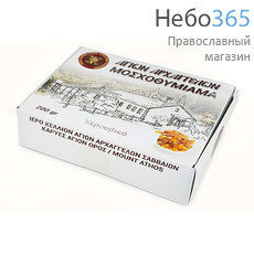  Ладан "Хиландарский" 200 г, изготовлен в монастыре Хиландар (Афон), келия Архангела, в карт. коробке Кипарис, фото 1 