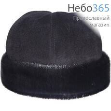  Скуфья меховая "Боярка", замша/нерпа, размер 58, фото 1 