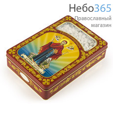  Ладан изготовлен в России по благословению Свято-Пантелеимонова монастыря, Афон 650 г, в подарочной упаковке, в жестяной коробке, 1070650,107165, фото 1 