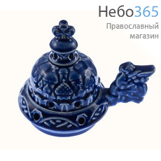  Кадильница керамическая "Московская" с цветной глазурью, фото 1 