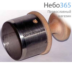  Нарезка для просфор, диаметр 40-45 мм , из нержавеющей пищевой стали, с деревянной ручкой, фото 1 