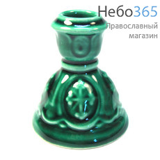  Подсвечник керамический "Колокольчик", с цветной глазурью, фото 1 
