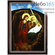  Цветное фото церковное 40х60 на стекле №1, в киоте с подсветко, фото 1 