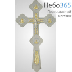  Крест напрестольный №6-5 сложный малый комбинированный с камнями №2, фото 1 