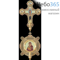  Крест-икона № 29 запрестольная выпиловка гравировка живопись золочение, фото 1 