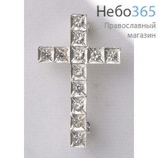  Крест на клобук средний серебро, фото 1 