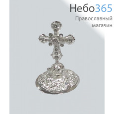  Крест на митру № 6 серебрение, фото 1 