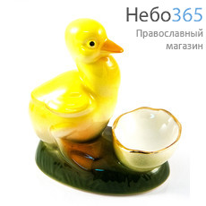  Подставка пасхальная керамическая "Утенок", для 1 яйца (в уп.- 2 шт.), фото 1 