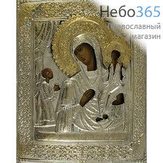  Нечаянная Радость икона Божией Матери. Икона писаная 22х26 см, в ризе, 19 век (Кж), фото 1 