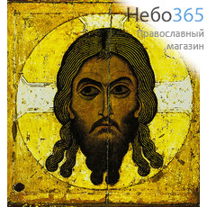  Икона на дереве 29х32, Нерукотворный Образ Спасителя, печать на хлопковом холсте ., фото 1 