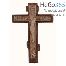  Крест деревянный 17114, из дуба, с резной вставкой из липы, малый, 33 см, фото 1 
