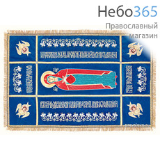  Плащаница "Успение Богородицы" бархат, икона вышитая, размер 88 х 57 см, средник 52 х 21 см, фото 1 