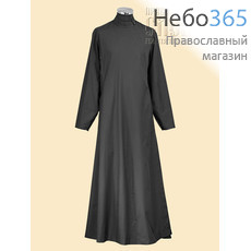 Подрясник русский, размер 58/176 черный, ткань сорочечная, фото 1 