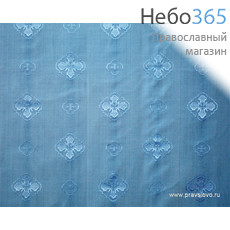  Подкладка голубая "Крест" вискоза 58%, хлопок 42%, ширина 150 см, фото 1 