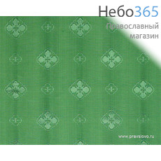  Подкладка зеленая "Крест" вискоза 58%, хлопок 42%, ширина 150 см, фото 1 