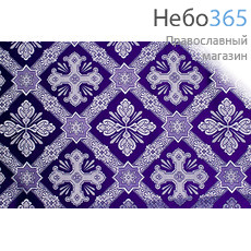  Шелк фиолетовый с серебром Канон ширина 150 см, фото 1 