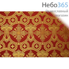  Шелк красный с золотом Лавра ширина 150 см, фото 1 