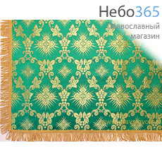  Облачение на престол зеленое, с пеленой шелк в ассортименте,100 х 100 х 100 см,130 х 130 см, фото 1 