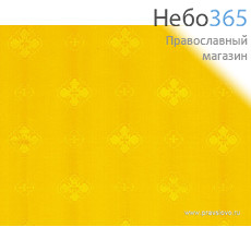  Подкладка желтая "Крест" вискоза 58%, хлопок 42%, ширина 150 см, фото 1 