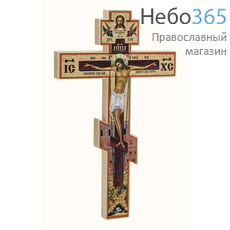  Крест деревянный 19,8 см, с литографией, из липы ., фото 1 