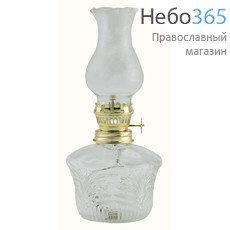  Лампа масляная стеклянная, Амфора, для парафинового масла, белая, 20626CL., фото 1 