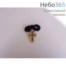  Крест нательный деревянный с гайтаном, в упаковке (в уп.- 25 шт.), 125150, фото 1 
