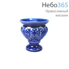  Лампада настольная керамическая "Византийская" с цветной глазурью, фото 1 