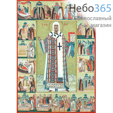 Фото: Алексий, митрополит Московский, святитель, чудотворец, икона (арт.6701) с-2