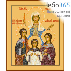 Фото: Вера, Надежда, Любовь и их матерь София мученицы, икона (арт.977)