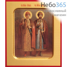 Фото: Борис и Глеб благоверные  князья-страстотерпцы, икона (арт.512)