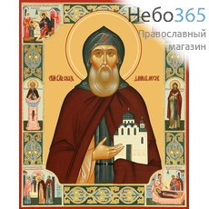 Фото: Даниил Московский благоверный князь, икона с житием (арт.475) с-2