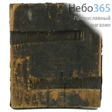 Господь Вседержитель. Икона писаная (Кж) 26х28, в ризе, с ковчегом, 19 век, фото 5 
