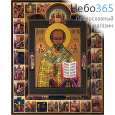 Фото: Николай чудотворец, архиепископ Мир Ликийских,  святитель, икона (арт.725) с-2