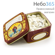  Ладан изготовлен в России по благословению Свято-Пантелеимонова монастыря, Афон 60 г, в подарочной упаковке, в жестяной коробке, 1070060, фото 3 