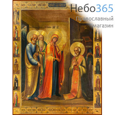 Фото: Явление Пресвятой Богородицы преподобному Сергию Радонежскому, икона (арт.0092) с-2