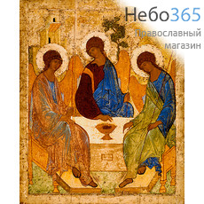  Икона на холсте (Нур) 44х54, Святая Троица, цифровая печать, фото 5 