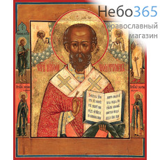 Фото: Николай чудотворец, архиепископ Мир Ликийских, святитель, икона  (код. 0081)