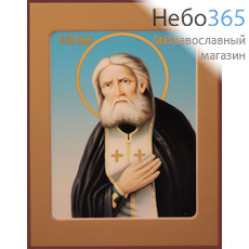 Фото: Серафим Саровский преподобный чудотворец, икона (арт.848) с-2