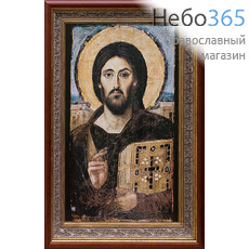  Икона в киоте (Фз) 44х65 (А2), холст, деревянный багет Господь Вседержитель (Синайский), фото 1 