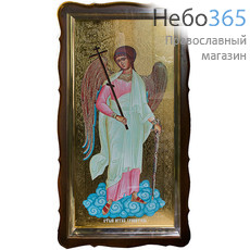  Ангел Хранитель. Икона в киоте 60х120 см, фигурный киот со стеклом, конгрев, багет (Ил) Ангел Хранитель, фото 1 
